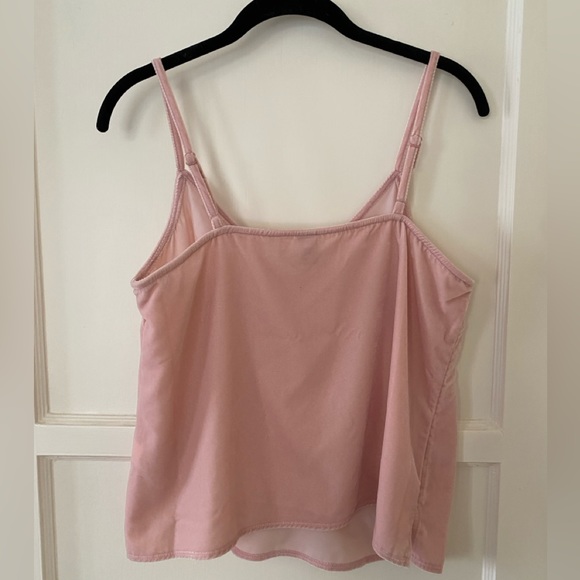 Old Navy Velvet Cami Top for Women, Abalone Pink, size M - Picture 2 of 2